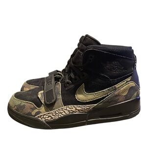 Jordan Legacy 312 Men’s High Top Black Camo Green